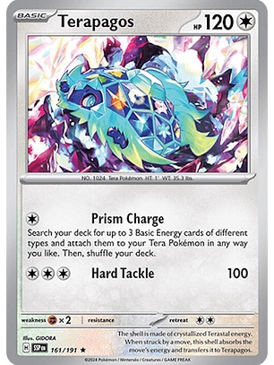 Terapagos #161/191 Pokemon Surging Sparks