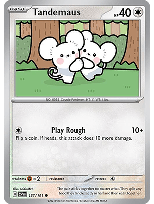 Tandemaus #157/191 Pokemon Surging Sparks