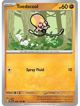 Toedscool #88/159 Pokemon Journey Together