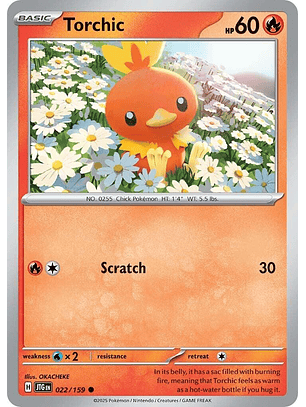 Torchic #22/159 Pokemon Journey Together