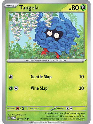 Tangela #1/167 Pokemon Twilight Masquerade