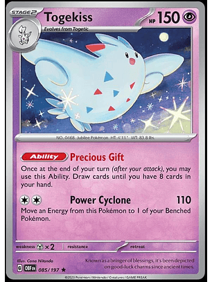 Togekiss #85/197 Pokemon Obsidian Flames