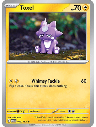Toxel #69/182 Pokemon Paradox Rift