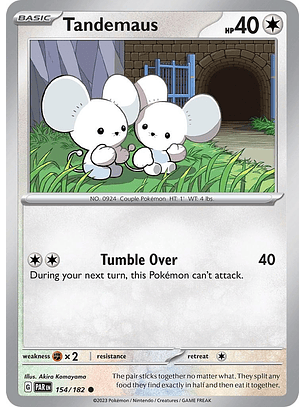 Tandemaus #154/182 Pokemon Paradox Rift