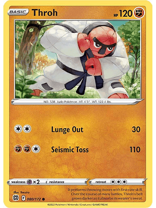 Throh #80/172 Pokemon Brilliant Stars