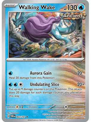 Walking Wake #63/167 Pokémon Twilight Masquerade