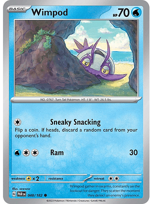 Wimpod #48/182 Pokémon Paradox Rift