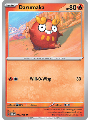 Darumaka #13/86 Black Bolt