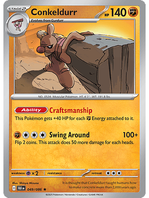 Conkeldurr #49/86 Black Bolt