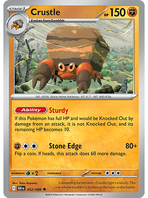 Crustle #52/86 Black Bolt