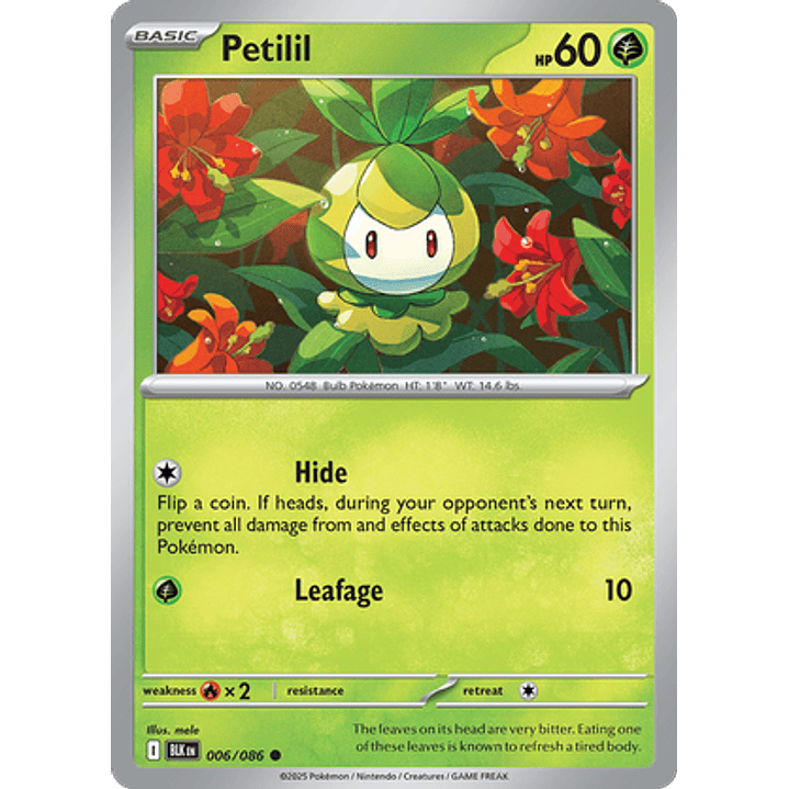 Petilil #6/86 Black Bolt 1