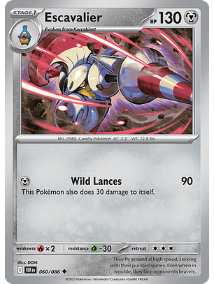 Escavalier #60/86 Black Bolt