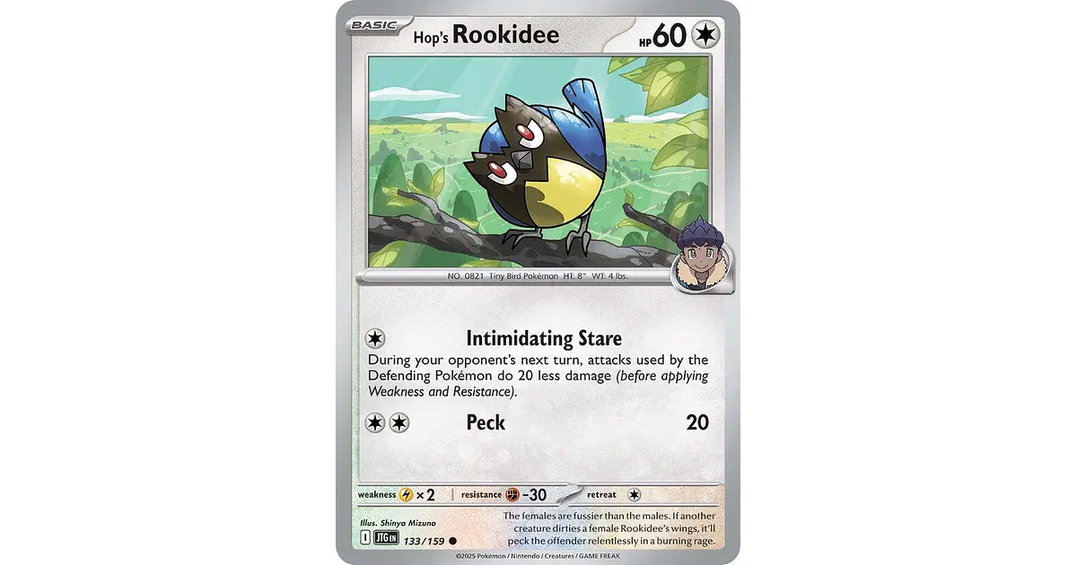 Hop's Rookidee #133/159 Pokémon Journey Together