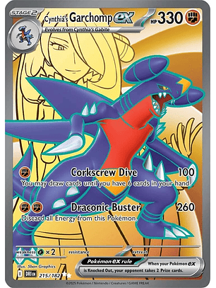 Cynthia's Garchomp #215/182