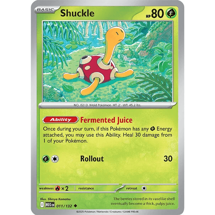 Shuckle #11/132 Mega Evolution 1