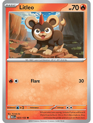 Litleo #23/132 Mega Evolution