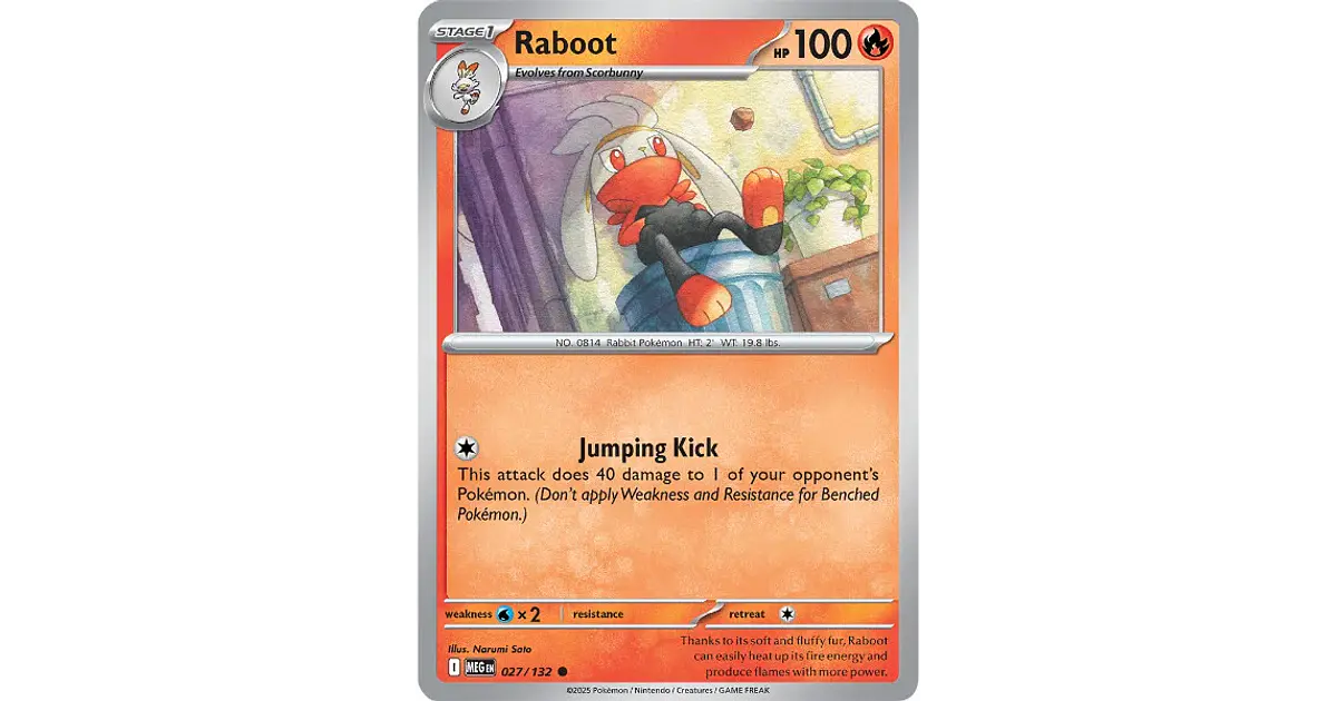 Raboot #27/132 Mega Evolution