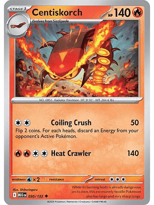 Centiskorch #30/132 Mega Evolution