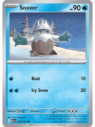 Snover #35/132 Mega Evolution
