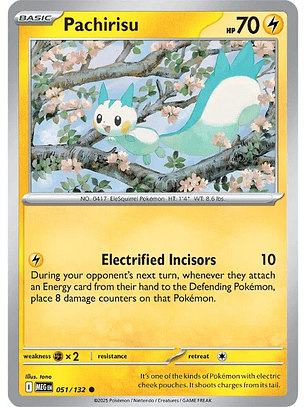 Pachirisu #51/132 Mega Evolution