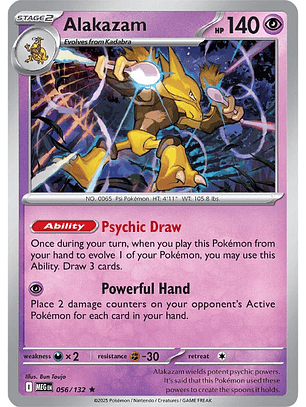 Alakazam #56/132 Mega Evolution