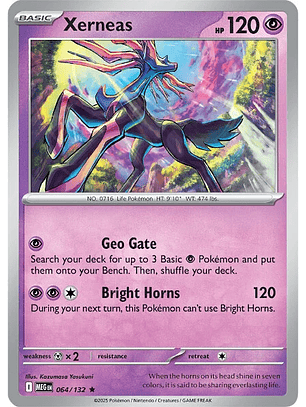 Xerneas #64/132 Mega Evolution