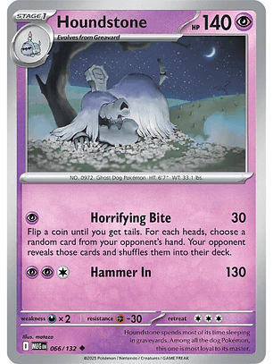 Houndstone #66/132 Mega Evolution