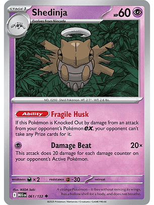 Shedinja #61/132 Mega Evolution