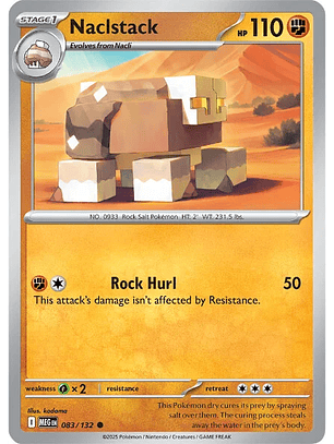 Naclstack #83/132 Mega Evolution