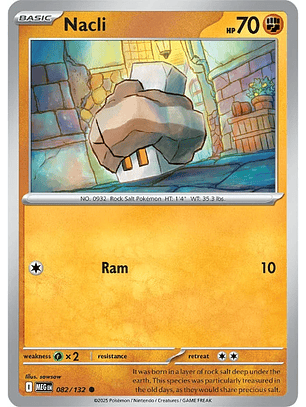 Nacli #82/132 Mega Evolution