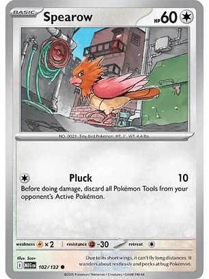 Spearow #102/132 Mega Evolution