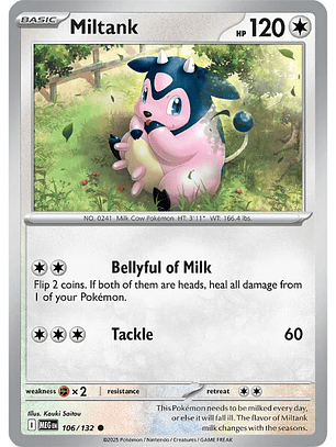 Miltank #106/132 Mega Evolution