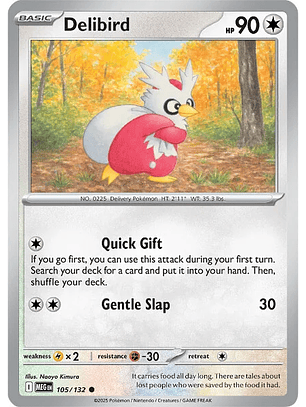 Delibird #105/132 Mega Evolution