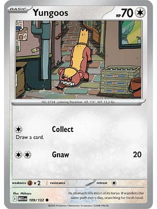 Yungoos #109/132 Mega Evolution
