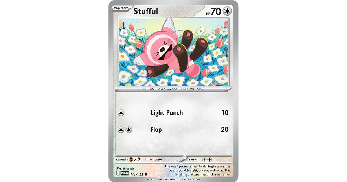 Stufful #111/132 Mega Evolution