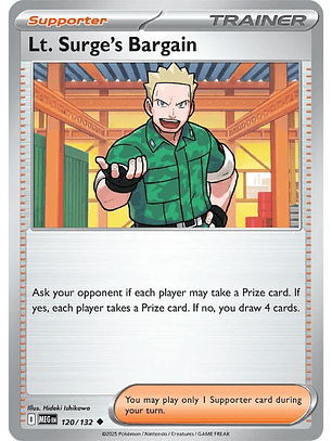Lt. Surge's Bargain #120/132 Mega Evolution