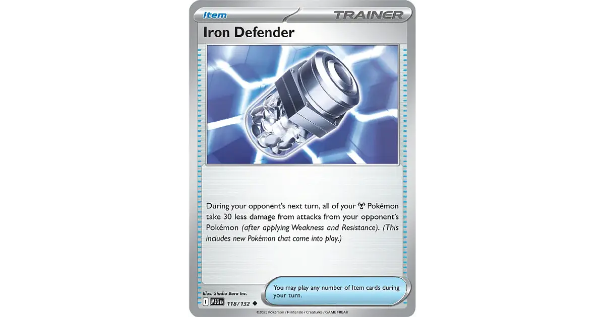 Iron Defender #118/132 Mega Evolution