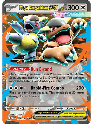 Mega Kangaskhan ex #104/132 Mega Evolution