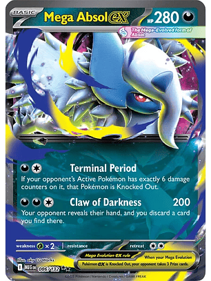 Mega Absol ex #86/132 Mega Evolution