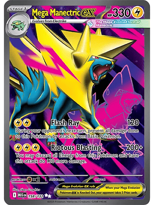 Mega Manectric ex #158/132 Mega Evolution