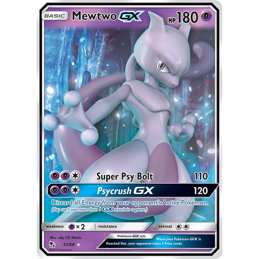 Mewtwo GX #31/68 Pokémon Hidden Fates 1