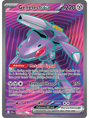 Genesect ex #161/86 Black Bolt