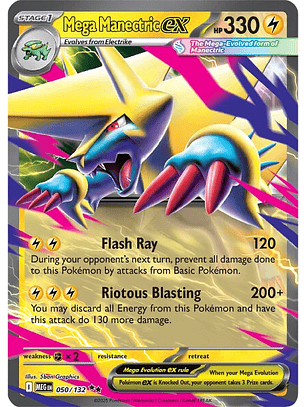 Mega Manectric ex #50/132 Mega Evolution