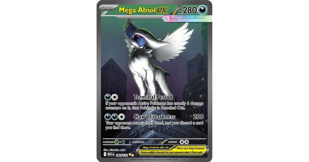Mega Absol ex #180/132 Mega Evolution