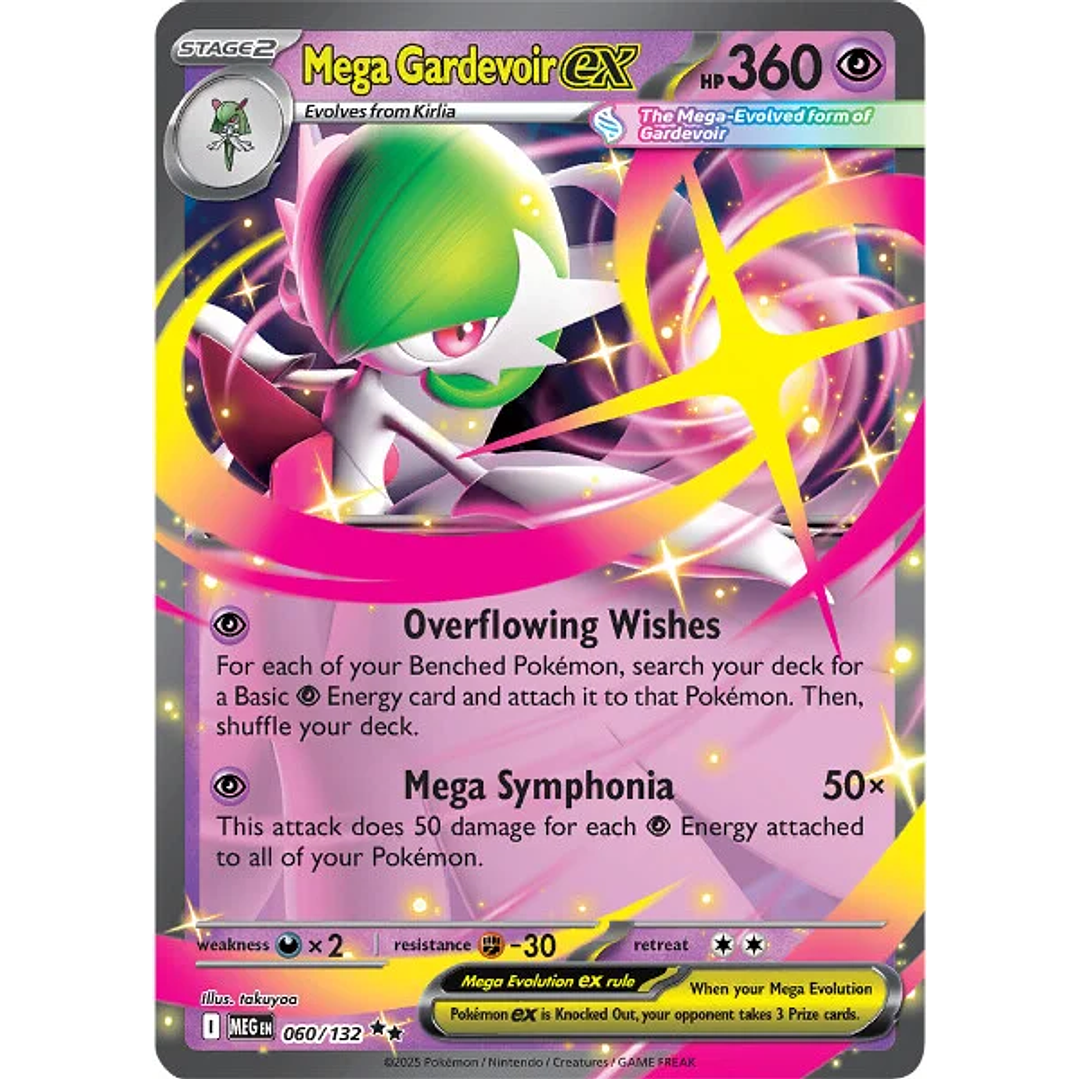 Mega Gardevoir ex #60/132 Mega Evolution 1
