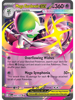 Mega Gardevoir ex #60/132 Mega Evolution