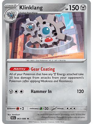 Klinklang #63/86 Black Bolt