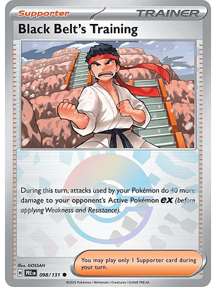 Black Belt's Training [Poke Ball] #98/131 Pokémon Prismatic Evolutions