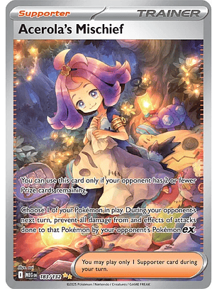 Acerola's Mischief #183/132 Mega Evolution