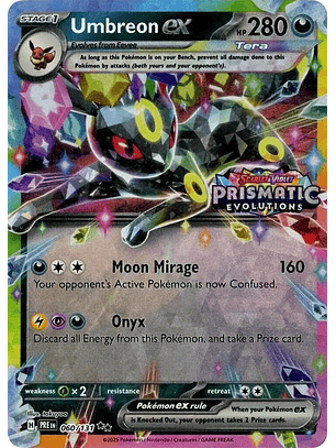 Umbreon ex [Stamped] #60/131 Pokémon Prismatic Evolutions